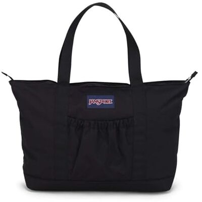 JANSPORT Daily Tote, vuxen unisex handväska, en storlek, svart, Talla única JANSPORT Daily Tote, vuxen unisex handväska, en storlek, svart, Talla única