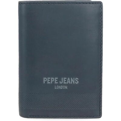 Pepe Jeans Djup vertikal plånbok med myntväska blå 8,5 x 11,5 x 1 cm läder av joumma väskor, Blå, Talla única, Vertikal plånbok med handväska Pepe Jeans Djup vertikal plånbok med myntväska blå 8,5 x 11,5 x 1 cm läder av joumma väskor, Blå, Talla única, Vertikal plånbok med handväska