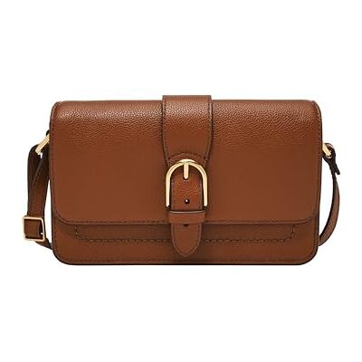 Fossil Dam Zoey läder crossbody väska, Brun liten, small Fossil Dam Zoey läder crossbody väska, Brun liten, small