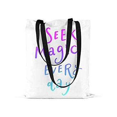 Bonamaison Tote Bag İtryckt med långa svarta handtag, matkasse, shoppingväska, vikbar, kanvasväska, storlek: 48 x 55 cm, flerfärgad, med långa svarta handtag, mångfärgad, med långa svarta handtag Bonamaison Tote Bag İtryckt med långa svarta handtag, matkasse, shoppingväska, vikbar, kanvasväska, storlek: 48 x 55 cm, flerfärgad, med långa svarta handtag, mångfärgad, med långa svarta handtag