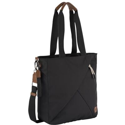 camel active Aurum dam shopper axelväska dragkedja medium, svart, Medium, modern camel active Aurum dam shopper axelväska dragkedja medium, svart, Medium, modern
