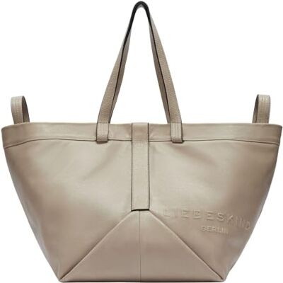 LIEBESKIND Kärleksbarn Berlin kvinnors L-Elvira Lmb SF Ver-Stone Shopper, sten LIEBESKIND Kärleksbarn Berlin kvinnors L-Elvira Lmb SF Ver-Stone Shopper, sten