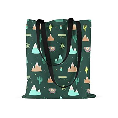 Bonamaison Tote Bag İtryckt med långa svarta handtag, matkasse, shoppingväska, vikbar, kanvasväska, storlek: 48 x 55 cm, flerfärgad, med långa svarta handtag, mångfärgad, med långa svarta handtag Bonamaison Tote Bag İtryckt med långa svarta handtag, matkasse, shoppingväska, vikbar, kanvasväska, storlek: 48 x 55 cm, flerfärgad, med långa svarta handtag, mångfärgad, med långa svarta handtag