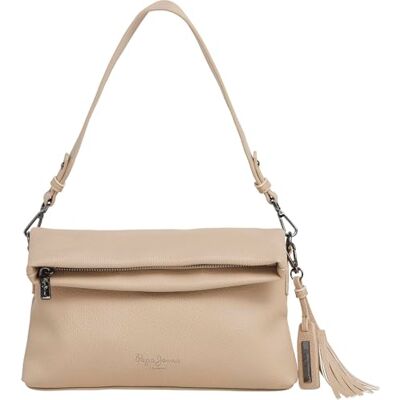 Pepe Jeans dam Gaia-väska, beige (elfenbensvit), en storlek, Beige (elfenbensvit), en storlek Pepe Jeans dam Gaia-väska, beige (elfenbensvit), en storlek, Beige (elfenbensvit), en storlek