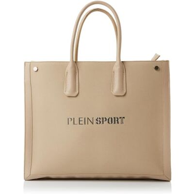 PLEIN SPORT Large Tote Causeway, Unisex Handväska, Sand, Sand PLEIN SPORT Large Tote Causeway, Unisex Handväska, Sand, Sand