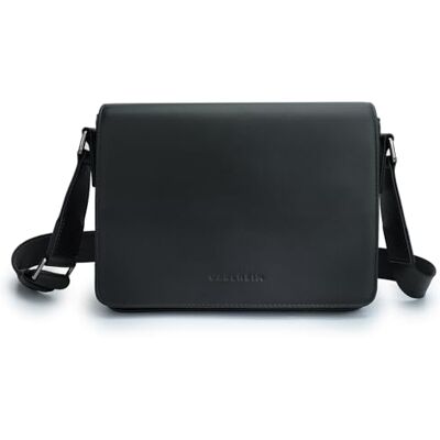 Carlheim Crossbody bag, Cross-Wear Kai, Genuine Leather, Black Carlheim Crossbody bag, Cross-Wear Kai, Genuine Leather, Black
