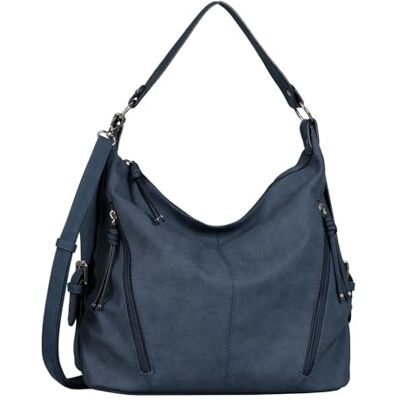 TOM TAILOR Caia dam axelväska crossbody bag medium, blå, 33x15,5x28,5, 002595 TOM TAILOR Caia dam axelväska crossbody bag medium, blå, 33x15,5x28,5, 002595