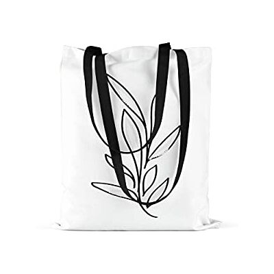 Bonamaison Tote Bag İtryckt med långa svarta handtag, matkasse, shoppingväska, vikbar, kanvasväska, storlek: 48 x 55 cm, flerfärgad, med långa svarta handtag, mångfärgad, med långa svarta handtag Bonamaison Tote Bag İtryckt med långa svarta handtag, matkasse, shoppingväska, vikbar, kanvasväska, storlek: 48 x 55 cm, flerfärgad, med långa svarta handtag, mångfärgad, med långa svarta handtag