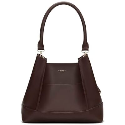 Carlheim , Skagen Genuine Leather collection, Velvet Genuine Leather Handbag (Brown) Carlheim , Skagen Genuine Leather collection, Velvet Genuine Leather Handbag (Brown)