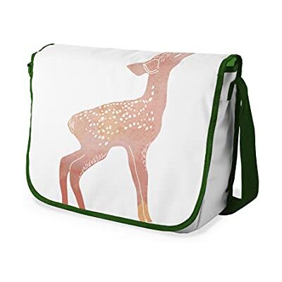 Bonamaison Digitalt tryckt messenger skolväska med kaki rem för studenter, axelremsväska, kurirväska, axelväska för skolan, skolskolstarten, storlek: 29 x 36 cm, flerfärgad, Messenger skolväska Bonamaison Digitalt tryckt messenger skolväska med kaki rem för studenter, axelremsväska, kurirväska, axelväska för skolan, skolskolstarten, storlek: 29 x 36 cm, flerfärgad, Messenger skolväska