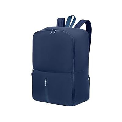 Samsonite TA Revolution Vikbar Kabinryggsäck 45 x 35 x 20 cm, Lätt Handbagage för EasyJet, Reflekterande Detaljer, 0.20 KG, Blå (Midnight Blue) Samsonite TA Revolution Vikbar Kabinryggsäck 45 x 35 x 20 cm, Lätt Handbagage för EasyJet, Reflekterande Detaljer, 0.20 KG, Blå (Midnight Blue)