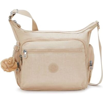 Kipling Gabbie Medium Crossbody, Inviting Grey, Grå Kipling Gabbie Medium Crossbody, Inviting Grey, Grå
