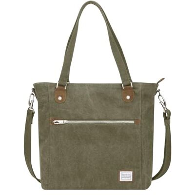 Travelon Stöldskyddsväska, salvia, Taglia unica, Heritage Tote stöldskyddsväska Travelon Stöldskyddsväska, salvia, Taglia unica, Heritage Tote stöldskyddsväska
