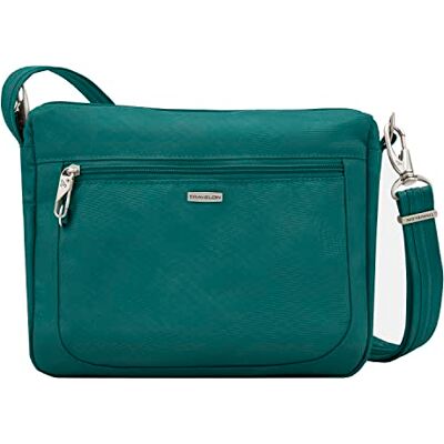 Travelon Stöldsäker klassisk liten öst/väst-crossbody-väska, One Size Travelon Stöldsäker klassisk liten öst/väst-crossbody-väska, One Size