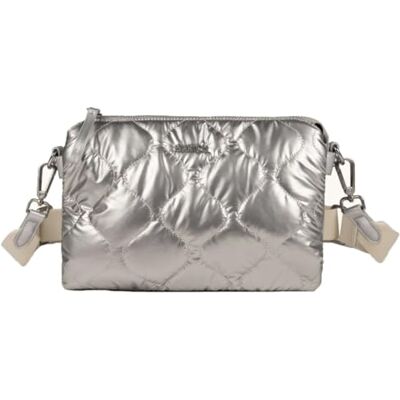 Munich FW25 Crossbody C/Silver-fodral, damväskor och ryggsäckar, Silver Munich FW25 Crossbody C/Silver-fodral, damväskor och ryggsäckar, Silver