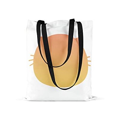 Bonamaison Tote Bag İtryckt med långa svarta handtag, matkasse, shoppingväska, vikbar, kanvasväska, storlek: 48 x 55 cm, flerfärgad, med långa svarta handtag, mångfärgad, med långa svarta handtag Bonamaison Tote Bag İtryckt med långa svarta handtag, matkasse, shoppingväska, vikbar, kanvasväska, storlek: 48 x 55 cm, flerfärgad, med långa svarta handtag, mångfärgad, med långa svarta handtag