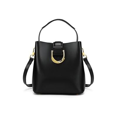 Carlheim Women's Shoulderbags Classis Genuine Leather, Black Carlheim Women's Shoulderbags Classis Genuine Leather, Black