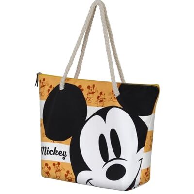Disney Musse Pigg Orange-Soleil strandväska, orange, 52 x 37 cm, Orange, En storlek, Soleil strandväska orange Disney Musse Pigg Orange-Soleil strandväska, orange, 52 x 37 cm, Orange, En storlek, Soleil strandväska orange