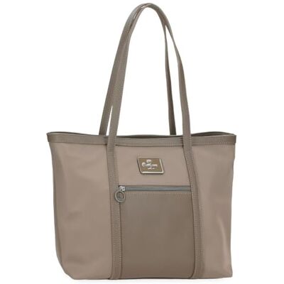 Pepe Jeans Christine Tygväska Beige 40 x 29 x 14 cm Polyester med detaljer i konstläder av Joumma Bags, beige, Talla única, tygkassar Pepe Jeans Christine Tygväska Beige 40 x 29 x 14 cm Polyester med detaljer i konstläder av Joumma Bags, beige, Talla única, tygkassar