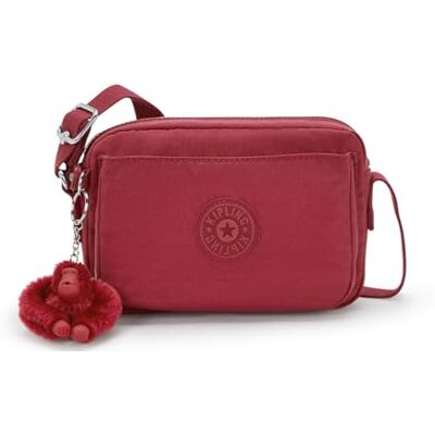 Kipling Abanu, Liten Crossbody, 7.5 x 80 x 38 cm, Funky Red, Röd Kipling Abanu, Liten Crossbody, 7.5 x 80 x 38 cm, Funky Red, Röd