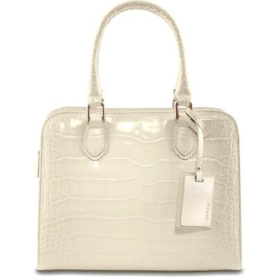 Picard Shopper Weimar av kalvläder med dragkedja och krokoprägling i färgen creme, 555036N054, kräm, Einheitsgröße, Handväska Picard Shopper Weimar av kalvläder med dragkedja och krokoprägling i färgen creme, 555036N054, kräm, Einheitsgröße, Handväska