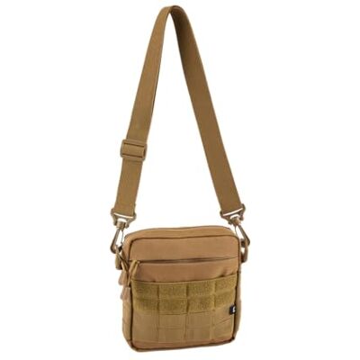 Brandit Unisex City Bag axelväska, Kamel, H:19cm x W:19cm x D:4cm Brandit Unisex City Bag axelväska, Kamel, H:19cm x W:19cm x D:4cm