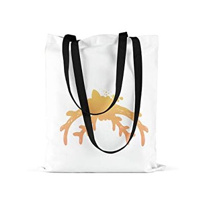 Bonamaison Tote Bag İtryckt med långa svarta handtag, matkasse, shoppingväska, vikbar, kanvasväska, storlek: 48 x 55 cm, flerfärgad, med långa svarta handtag, mångfärgad, med långa svarta handtag Bonamaison Tote Bag İtryckt med långa svarta handtag, matkasse, shoppingväska, vikbar, kanvasväska, storlek: 48 x 55 cm, flerfärgad, med långa svarta handtag, mångfärgad, med långa svarta handtag