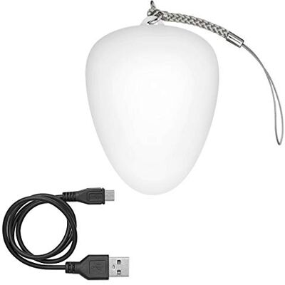 WEDO 205265400 handväska ljus oval med infraröd sensor, med USB-laddare, uppladdningsbar, vit (vit), Vit (vit), 6 cm, väskorganiserare WEDO 205265400 handväska ljus oval med infraröd sensor, med USB-laddare, uppladdningsbar, vit (vit), Vit (vit), 6 cm, väskorganiserare
