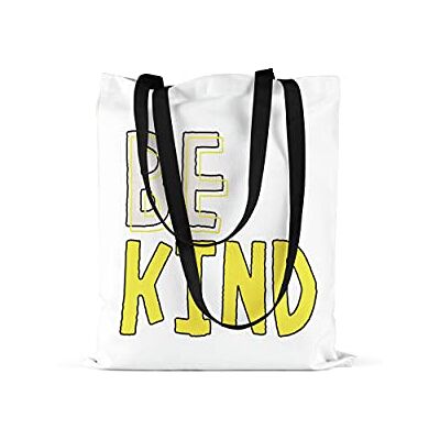 Bonamaison Tote Bag İtryckt med långa svarta handtag, matkasse, shoppingväska, vikbar, kanvasväska, storlek: 48 x 55 cm, flerfärgad, med långa svarta handtag, mångfärgad, med långa svarta handtag Bonamaison Tote Bag İtryckt med långa svarta handtag, matkasse, shoppingväska, vikbar, kanvasväska, storlek: 48 x 55 cm, flerfärgad, med långa svarta handtag, mångfärgad, med långa svarta handtag