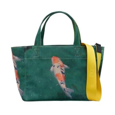 DOGO Vegan toteväska för dam, Koi, Taille unique, Samtida DOGO Vegan toteväska för dam, Koi, Taille unique, Samtida