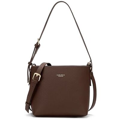 Carlheim , Skagen Genuine Leather collection, Selma Genuine Leather Handbag (Brown) Carlheim , Skagen Genuine Leather collection, Selma Genuine Leather Handbag (Brown)