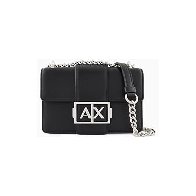 Giorgio Armani Umhängetasche med silberfarbener vattenkokare, AX-Verschluss Giorgio Armani Umhängetasche med silberfarbener vattenkokare, AX-Verschluss