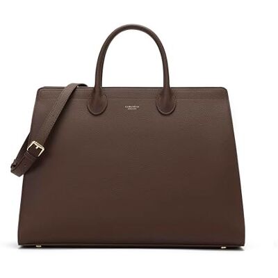 Carlheim , Gotland Genuine Leather collection, Elise Genuine Leather Handbag (Brown) Carlheim , Gotland Genuine Leather collection, Elise Genuine Leather Handbag (Brown)