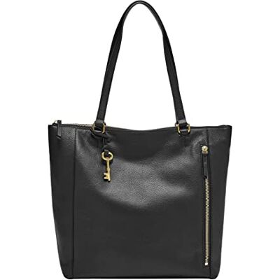 Fossil väska för kvinnor Tara, läder/polyuretan Trim Shopper svart 36,8 cm L x 14,0 cm B x 29,2 cm H ZB1475001 Fossil väska för kvinnor Tara, läder/polyuretan Trim Shopper svart 36,8 cm L x 14,0 cm B x 29,2 cm H ZB1475001