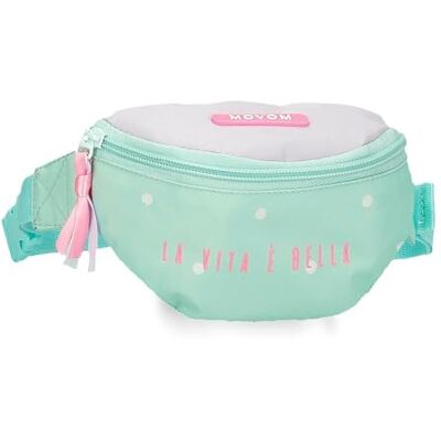 MOVOM La Vita è Bella Midjeväska, Grön, 27 x 11 x 6,5 cm, Polyester Från Joumma Bags, Höftväska, Enhetstorlek MOVOM La Vita è Bella Midjeväska, Grön, 27 x 11 x 6,5 cm, Polyester Från Joumma Bags, Höftväska, Enhetstorlek