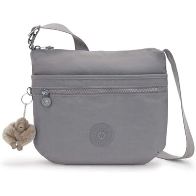Kipling Arto Medium Crossbody, Sparkled Beige, Beige Kipling Arto Medium Crossbody, Sparkled Beige, Beige