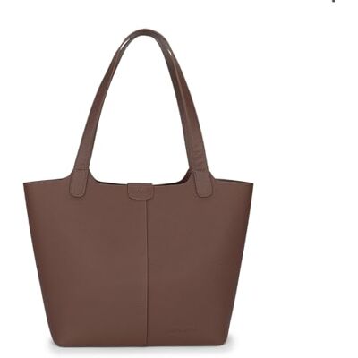 Carlheim Women's Totebags ELLA PREMIUM Genuine Leather, Brown Carlheim Women's Totebags ELLA PREMIUM Genuine Leather, Brown