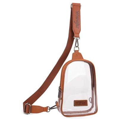 Wrangler Crossbody sling väskor för kvinnor crossbody midjeväska handväska med avtagbar rem, Brun Wrangler Crossbody sling väskor för kvinnor crossbody midjeväska handväska med avtagbar rem, Brun