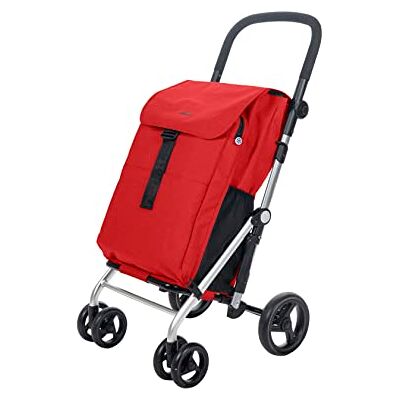 Carlett – Pack Classic Family Shoppingvagn presentkrok vikbar shoppingvagn med 4 hjul stor kapacitet 32 kg huvudväska 64 l termoväska 10,5 l + bakficka färg röd Carlett – Pack Classic Family Shoppingvagn presentkrok vikbar shoppingvagn med 4 hjul stor kapacitet 32 kg huvudväska 64 l termoväska 10,5 l + bakficka färg röd