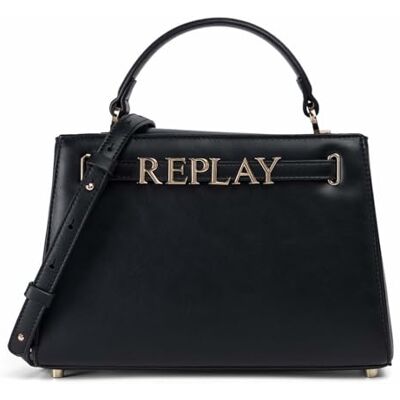 Replay Dam FW3380 Tote Bag väska, 0099 Sun Black, 0099 sol svart, Mittelgroße Replay Dam FW3380 Tote Bag väska, 0099 Sun Black, 0099 sol svart, Mittelgroße