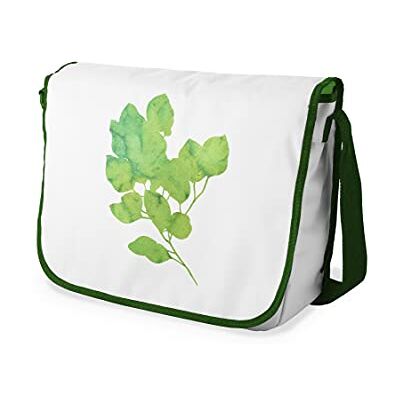 Bonamaison Le Jardin du Lin digital tryckt budbärare skolväskor med kaki rem för flickor och pojkar, tillbaka till skolan, kurirväskor för studenter, axelväskor, storlek: 29 x 36 cm, Mångfärgad, Messenger Bonamaison Le Jardin du Lin digital tryckt budbärare skolväskor med kaki rem för flickor och pojkar, tillbaka till skolan, kurirväskor för studenter, axelväskor, storlek: 29 x 36 cm, Mångfärgad, Messenger