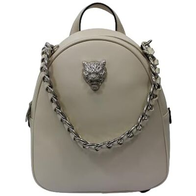 PLEIN SPORT Devon 2110162 mjölkfärg, damryggsäck, en storlek, Unisex Handväska, mjölk, Mjölk PLEIN SPORT Devon 2110162 mjölkfärg, damryggsäck, en storlek, Unisex Handväska, mjölk, Mjölk