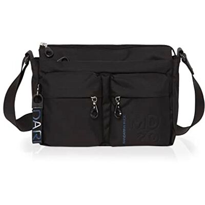 Mandarina Duck MD 20, axelväskor för kvinnor, svart, 28x18x9 (L x H x W) Mandarina Duck MD 20, axelväskor för kvinnor, svart, 28x18x9 (L x H x W)