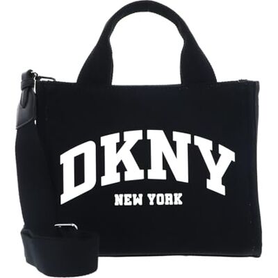 DKNY Women's Hadlee SM tote, svart/silver, svart/silver, Einheitsgröße DKNY Women's Hadlee SM tote, svart/silver, svart/silver, Einheitsgröße
