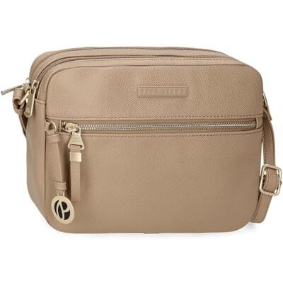 Pepe Jeans Elia Axelväska Två fack Beige 24 x 16 x 9 cm Konstläder av Joumma Bags, beige, Talla única, axelväska med två fack Pepe Jeans Elia Axelväska Två fack Beige 24 x 16 x 9 cm Konstläder av Joumma Bags, beige, Talla única, axelväska med två fack