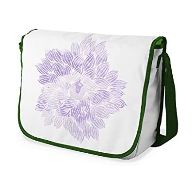 Bonamaison Le Jardin du Lin digital tryckt budbärare skolväskor med kaki rem för flickor och pojkar, tillbaka till skolan, kurirväskor för studenter, axelväskor, storlek: 29 x 36 cm, Mångfärgad, Messenger Bonamaison Le Jardin du Lin digital tryckt budbärare skolväskor med kaki rem för flickor och pojkar, tillbaka till skolan, kurirväskor för studenter, axelväskor, storlek: 29 x 36 cm, Mångfärgad, Messenger