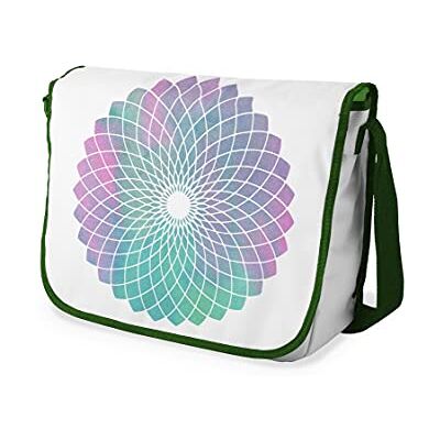 Bonamaison Le Jardin du Lin digital tryckt budbärare skolväskor med kaki rem för flickor och pojkar, tillbaka till skolan, kurirväskor för studenter, axelväskor, storlek: 29 x 36 cm, Mångfärgad, Messenger Bonamaison Le Jardin du Lin digital tryckt budbärare skolväskor med kaki rem för flickor och pojkar, tillbaka till skolan, kurirväskor för studenter, axelväskor, storlek: 29 x 36 cm, Mångfärgad, Messenger