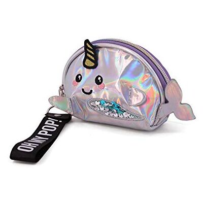 Oh My Pop! Narwhal-oval handväska, SILVER, En storlek, Oval myntbörs Narval Oh My Pop! Narwhal-oval handväska, SILVER, En storlek, Oval myntbörs Narval