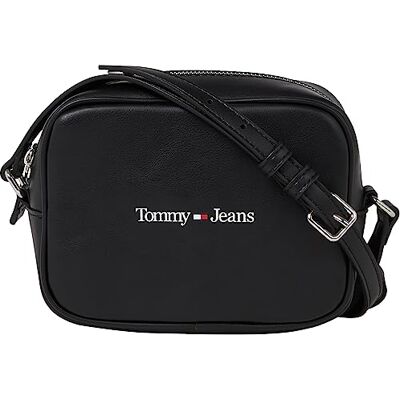 Tommy Jeans Tommy Hilfiger dam axelväska TJW kameraväska liten, svart (svart), en storlek, svart, Einheitsgröße Tommy Jeans Tommy Hilfiger dam axelväska TJW kameraväska liten, svart (svart), en storlek, svart, Einheitsgröße