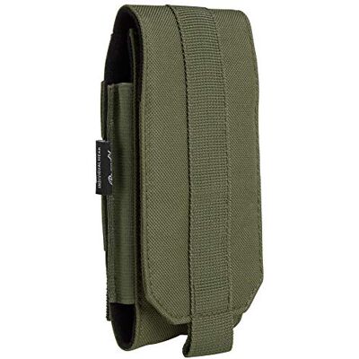 Brandit Molle Phone Pouch liten ficka för vuxna (unisex), olivbred, L Brandit Molle Phone Pouch liten ficka för vuxna (unisex), olivbred, L